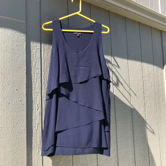 Karen Kane Tops - Karen Kane XL layered sleeveless top navy USA